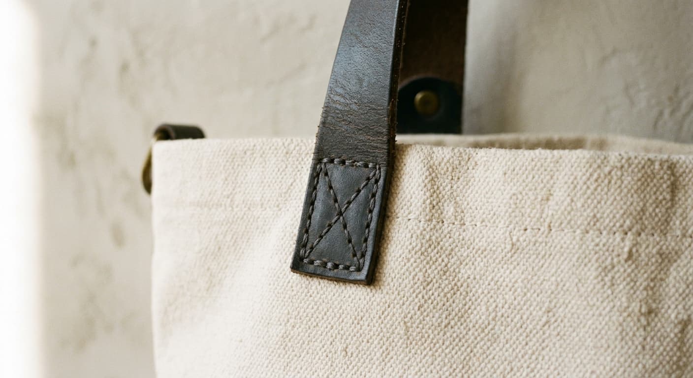 Atlas Canvas Tote interior detail