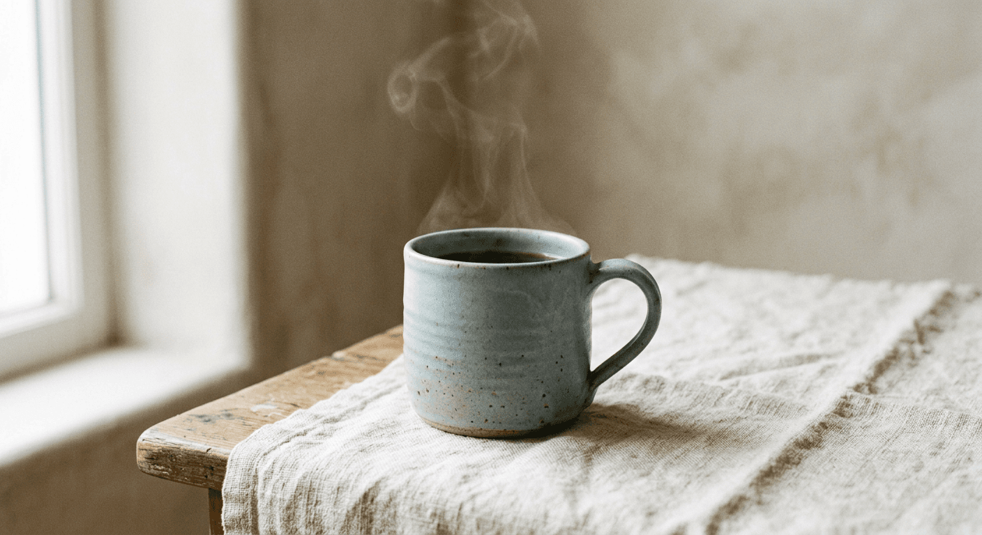 Harbor Mug in fog blue