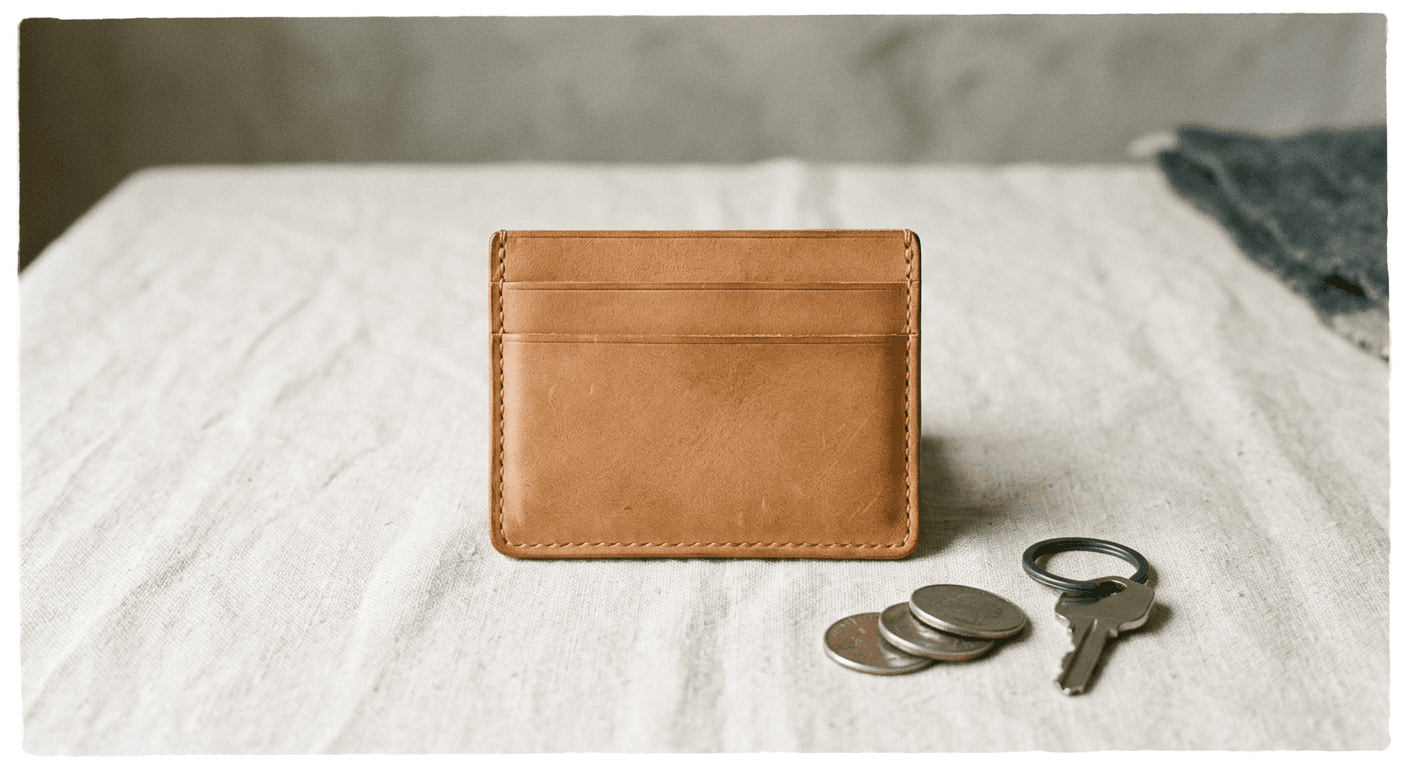 Noma Card Case in tan