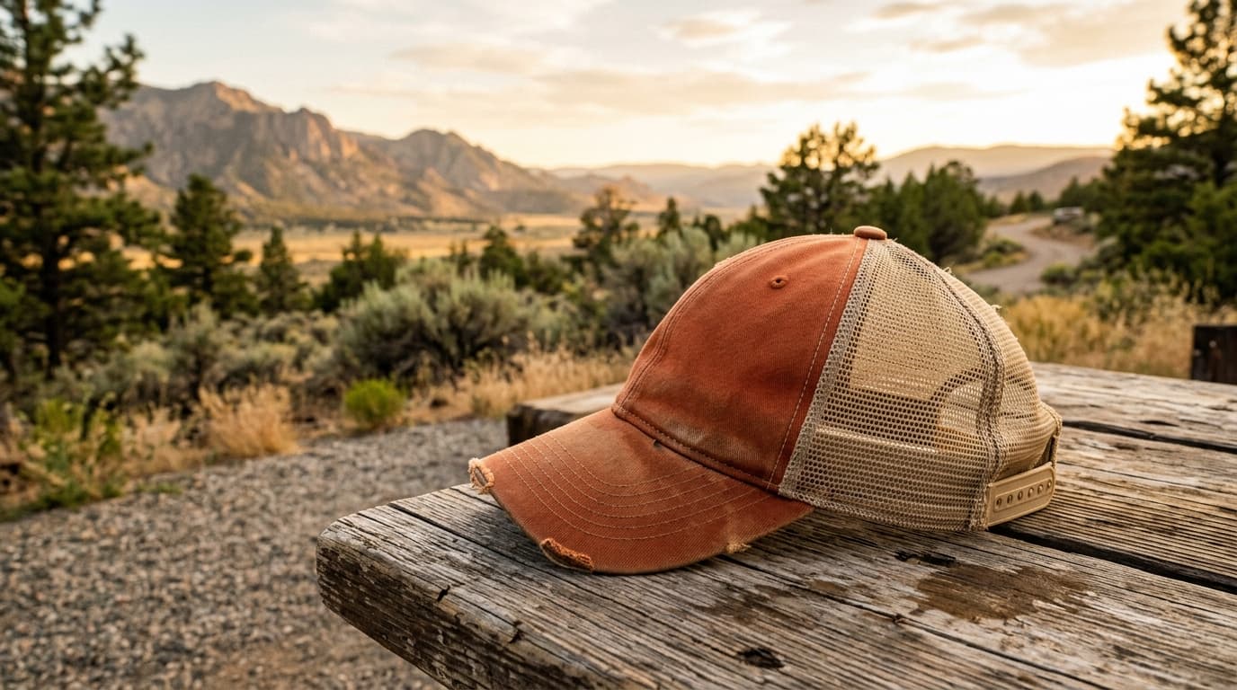 Canyon Trucker Cap — rust